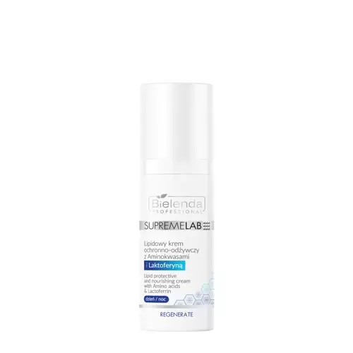 Bielenda Professional - Ліпідний крем з амінокислотами та лактоферином для захисту та живлення шкіри - Supremelab - 50ml