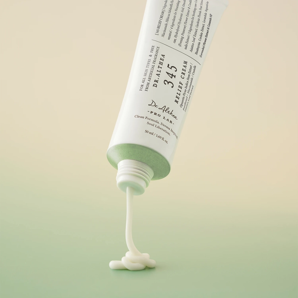 Dr. Althea — 345 Relief Cream — Восстанавливающий крем для лица — консистенция