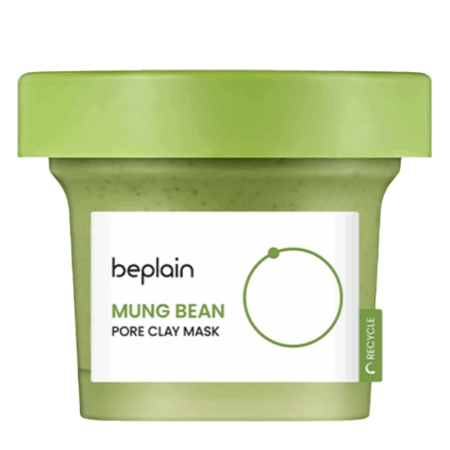 beplain - Mung Bean Pore Clay Mask - Очищувальна глиняна маска для обличчя