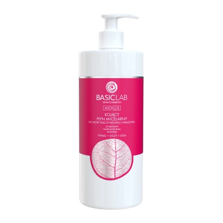 BasicLab - Micellis - Заспокійлива міцелярна вода для шкіри з куперозом та чутливої шкіри