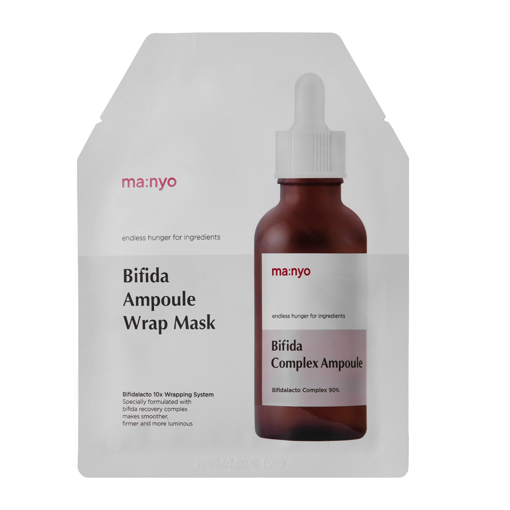 Ma:nyo - Factory Bifida Ampoule Wrap Mask - Гидрогелевая увлажняющая маска для лица