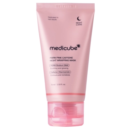 Medicube - PDRN Pink Caffeine Night Wrapping Mask - Нічна моделювальна маска