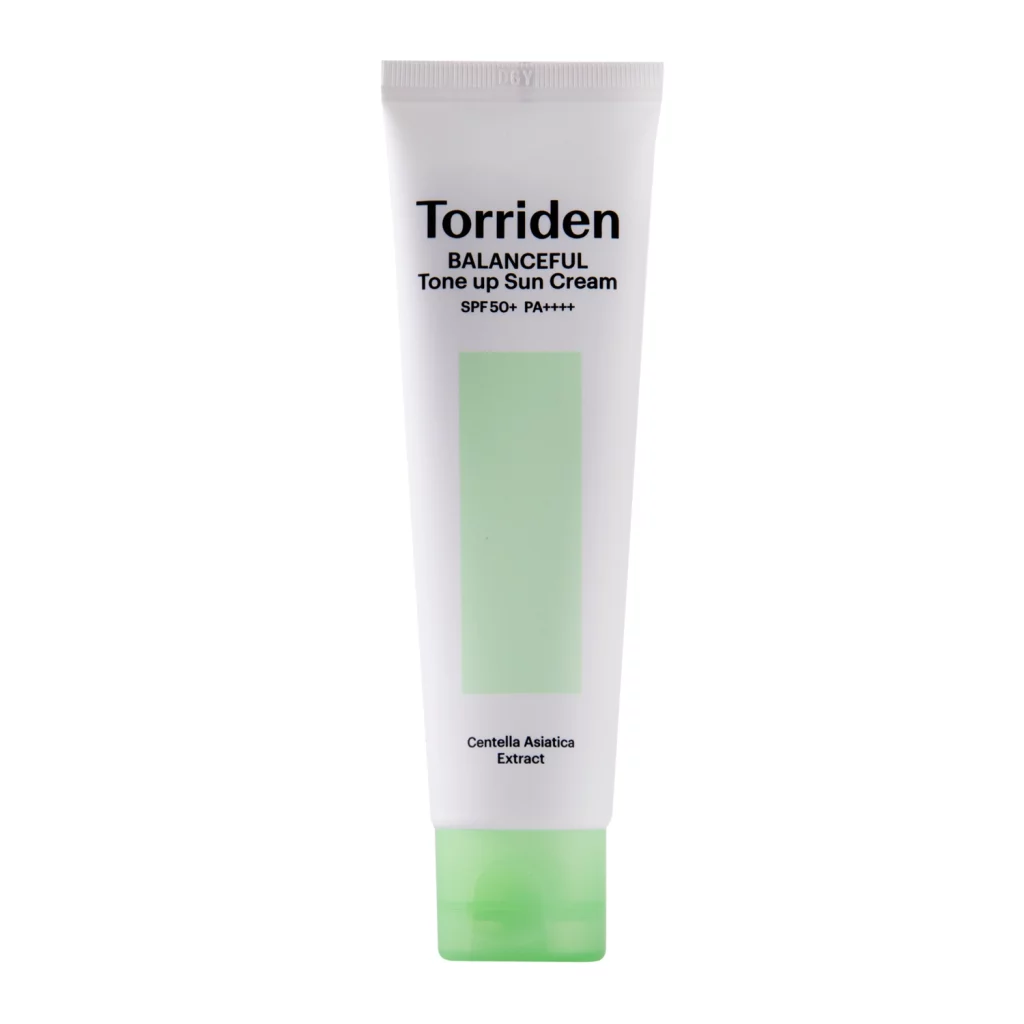 Torriden - Balanceful Cica Tone-up Sun Cream SPF50+ PA++++ - Сонцезахисний крем із центеллою азіатською