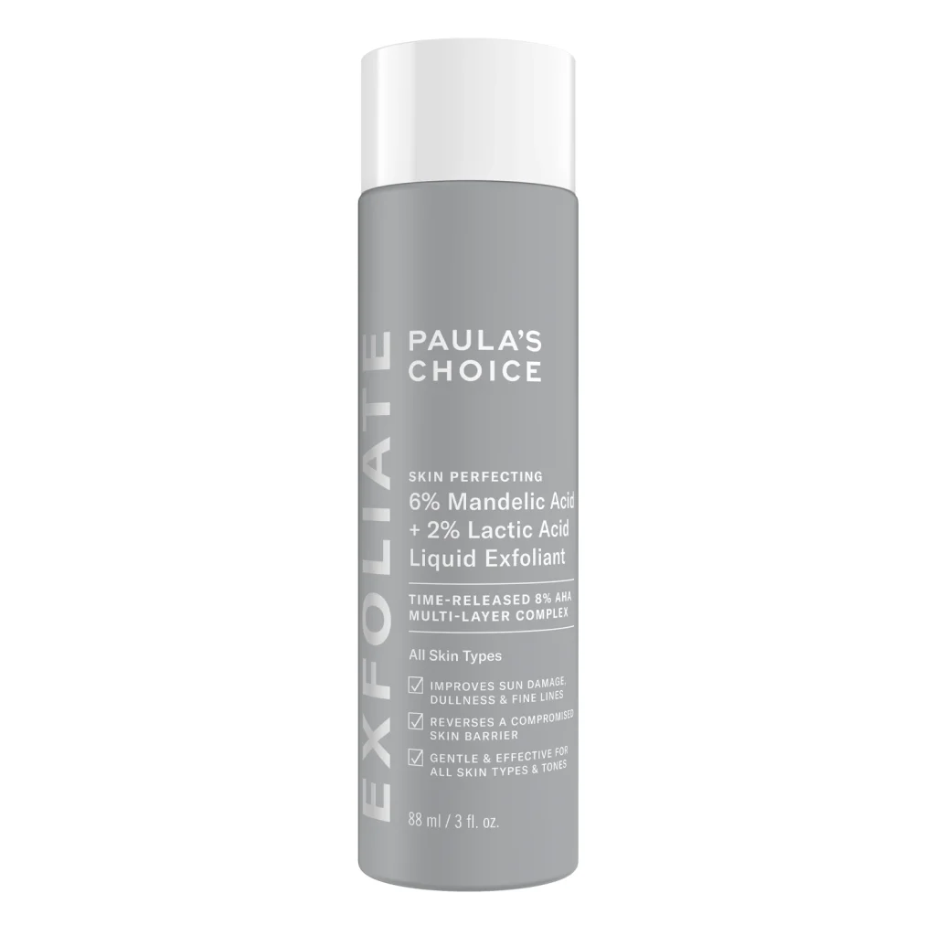 Paula's Choice - 6% Mandelic Acid + 2% Lactic Acid Liquid Exfoliant — эксфолиант для лица с AHA-кислотами