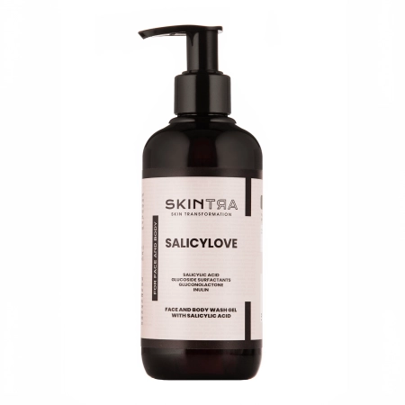 SkinTra - Salicylove - Гель із саліциловою кислотою для вмивання обличчя та тіла