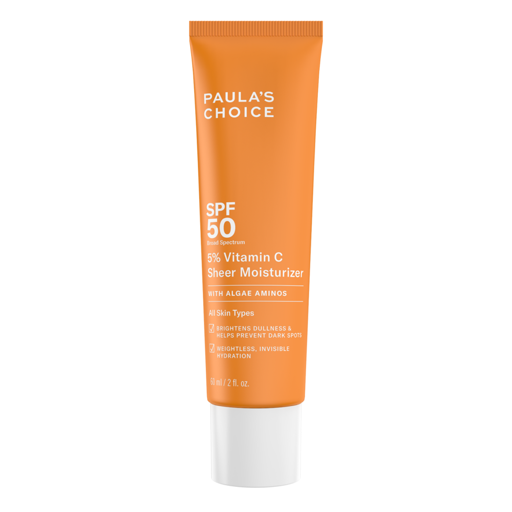 Paula's Choice - 5% Vitamin C Sheer Moisturizer SPF50 - Увлажняющий солнцезащитный крем с витамином С