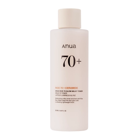 Anua - Rice 70 Glow Milky Toner - Увлажняющий рисовый тоник для лица