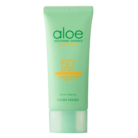 Holika Holika - Aloe Waterproof Sun Cream SPF50/PA++++ - Заспокійливий сонцезахисний крем