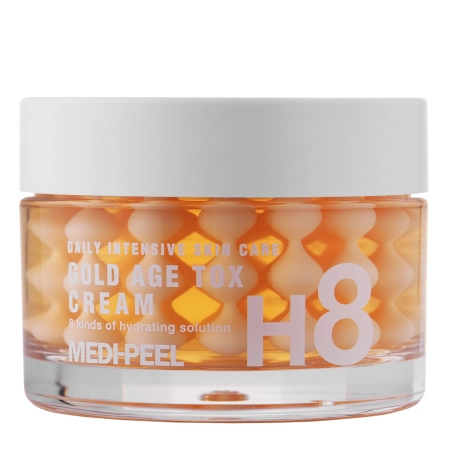 Medi-Peel - Gold Age Tox Cream - Капсульний крем проти зморшок з екстрактом золотого шовкопряда