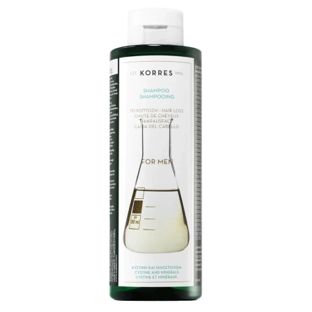 Korres - Shampoo Cystine & Minerals - Шампунь против выпадения волос для мужчин