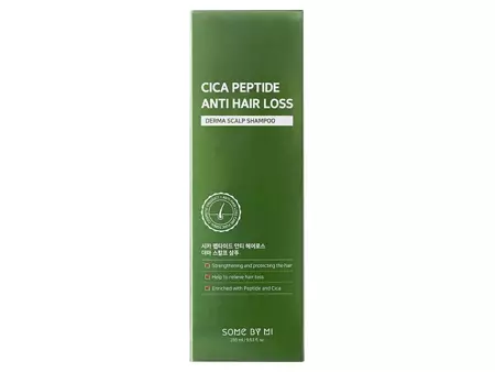 Some By Mi - Cica Peptide Anti Hair Loss Derma Scalp Shampoo - Пептидный шампунь против выпадения волос