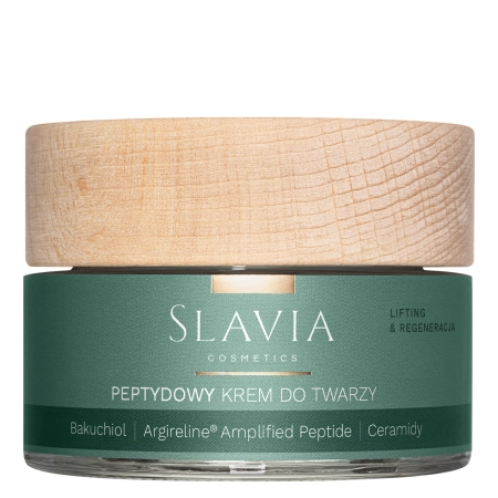 Slavia Cosmetics - Пептидний крем для обличчя - Ліфтинг і Регенерація