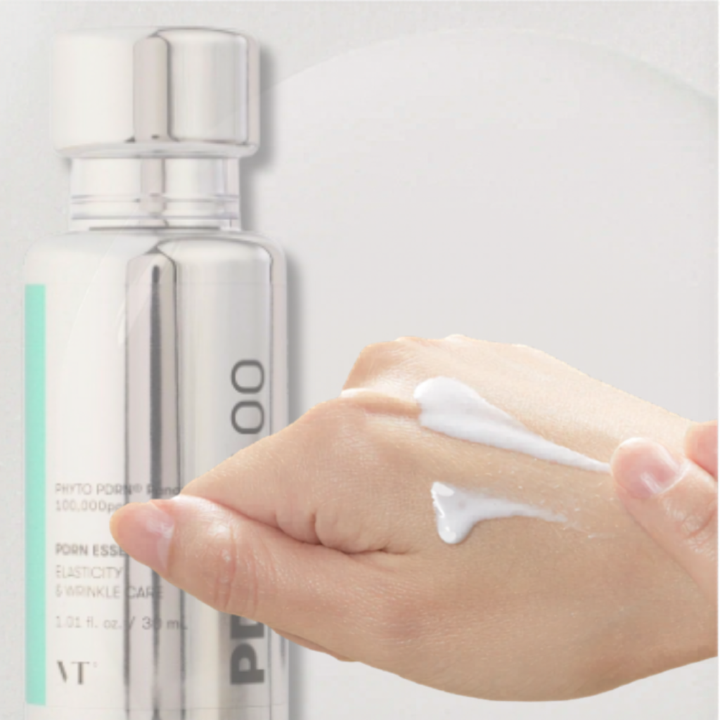 VT Cosmetics - PHYTO PDRN Essence 100 - Регенерирующая эссенция для лица - текстура на коже