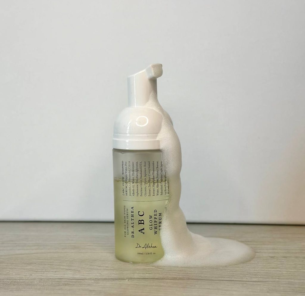 Dr. Althea — ABC Glow Whipped Serum — Сыворотка для придания сияния с консистенцией пенки — текстура и обзор