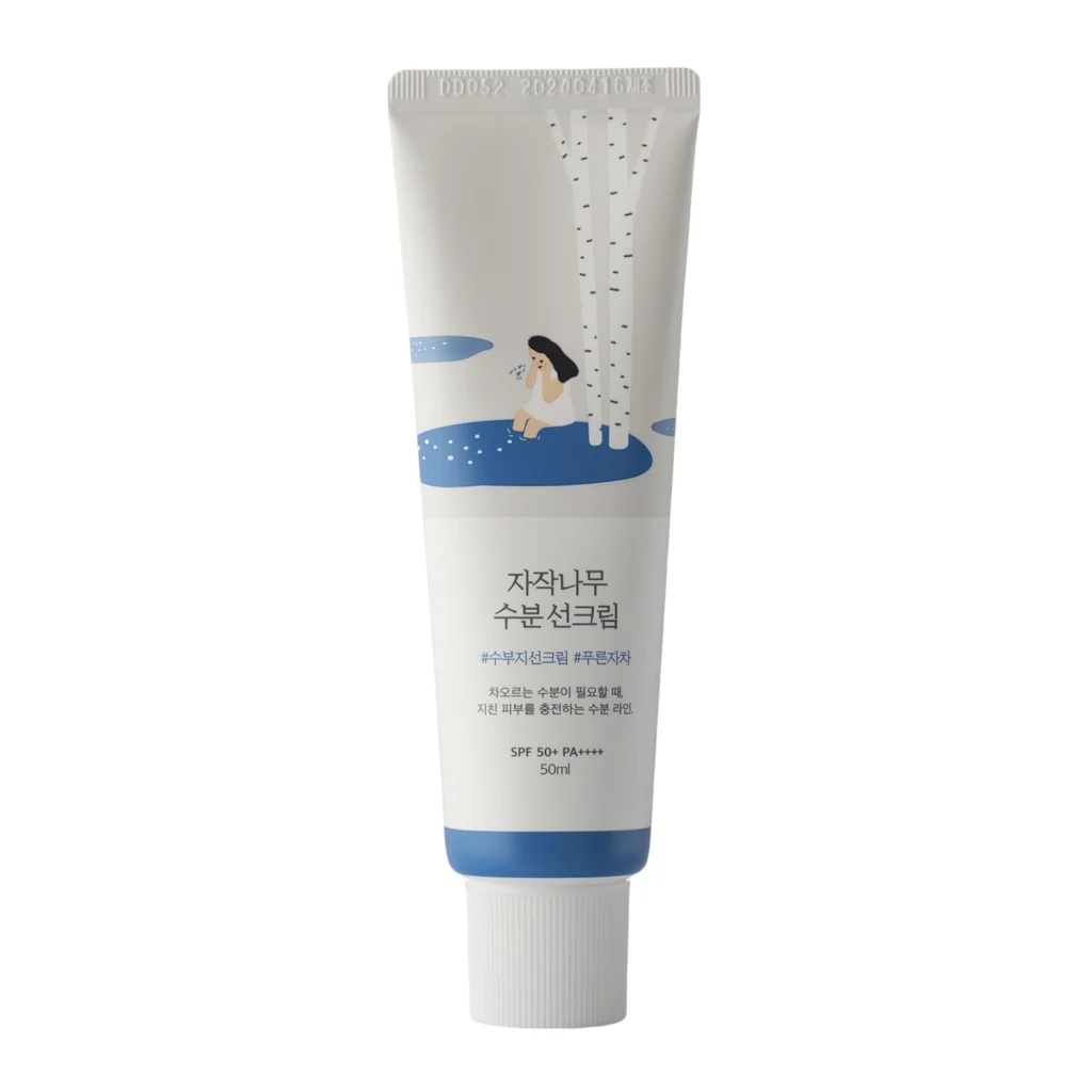 Round Lab - Зволожувальний сонцезахисний крем - Birch Juice Moisturizing Sun Cream SPF50+ PA++++