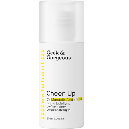 Geek & Gorgeous - Cheer Up - Ексфоліант для комбінованої та проблемної шкіри з 6% мигдальної та саліцилової кислоти