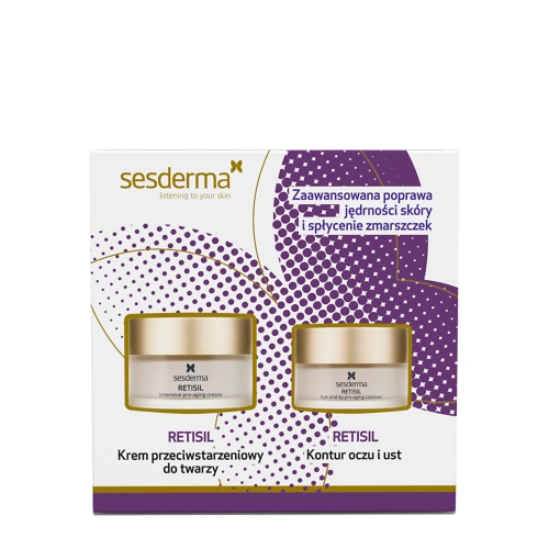 sesderma - Retisil Set - Набор антивозрастных средств - крем для лица + крем под глаза - 50ml+30ml
