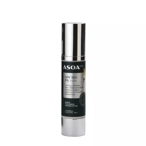 Asoa - Крем для обличчя з хімічними фільтрами SPF50/PA+++ - 50ml