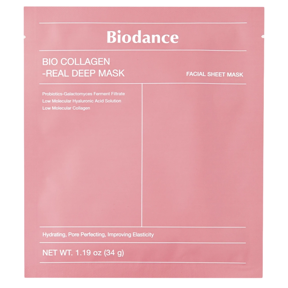 Biodance - Bio-Collagen Real Deep Mask - Укрепляющая коллагеновая маска для лица - 1шт/34g
