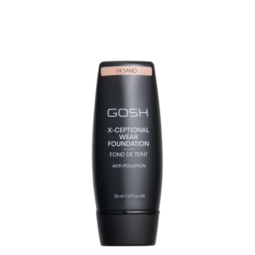 GOSH - X-Ceptional Wear Foundation - Стойкий тональный крем - 14 Sand - 30ml