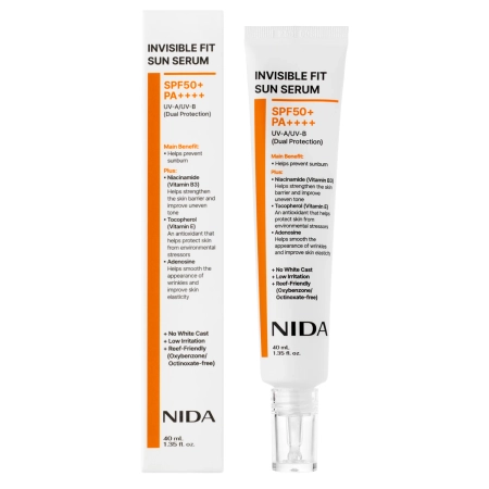 NIDA - Invisible Fit Sun Serum - Сыворотка для лица с SPF - 40ml