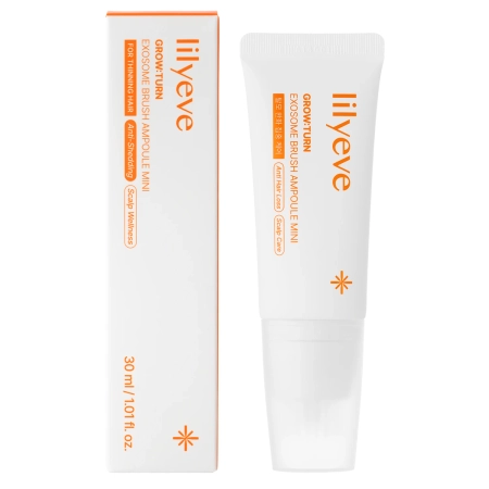 lilyeve - Grow:Turn Exosome Brush Ampoule - Зміцнювальна ампула для волосся і шкіри голови - Mini - 30ml