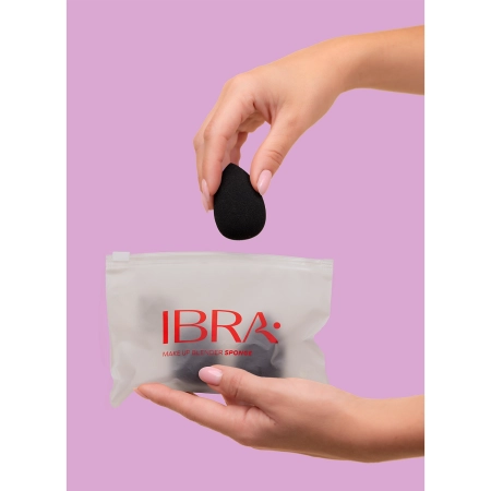 Ibra Makeup - Makeup Blender - Набор 3 спонжей Trio Black