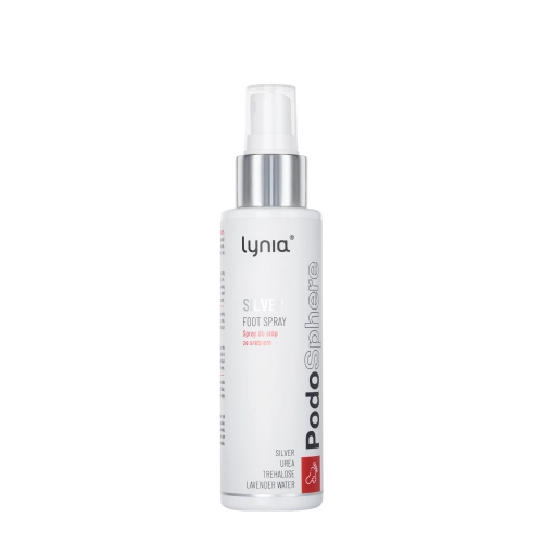 Lynia - PodoSphere - Silver Foot Spray - Спрей для стоп зі сріблом, трегалозою та сечовиною - 100ml