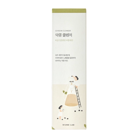 Round Lab - Soybean Nourishing Cleanser - Пінка для вмивання обличчя з екстрактом чорних соєвих бобів - 150ml