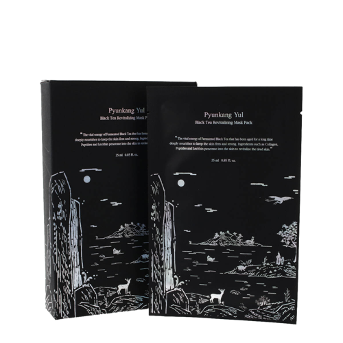 Pyunkang Yul - Восстанавливающая тканевая маска - Black Tea Revitalizing Mask Pack - 25ml