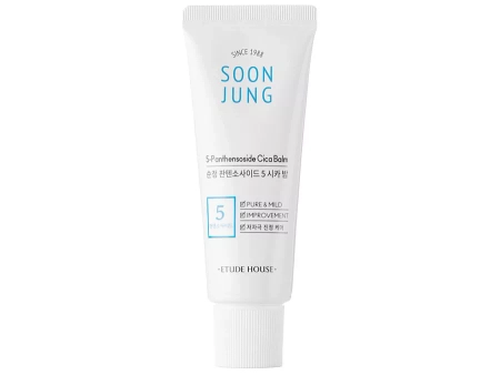 Etude House - Загоюючий бальзам для обличчя - Soon Jung 5-Panthensoside Cica Balm - 40ml