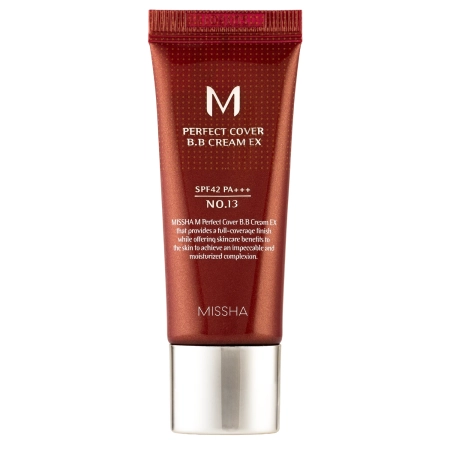 Missha - ВВ-крем для лица - M Perfect Cover BB Cream SPF42/PA+++ - No.13 Bright Beige - 20ml