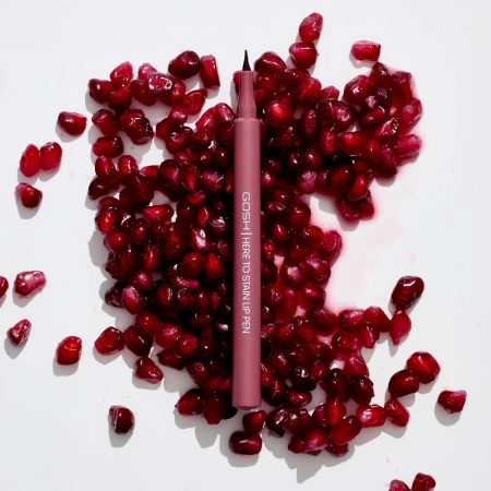 GOSH - Here To Stain Lip Pen - Стойкий карандаш-фломастер для контура губ - 008 Ruby Stain - 1ml