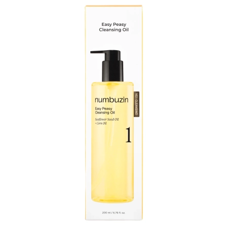 Numbuzin - No.1 - Easy Peasy Cleansing Oil - Гидрофильное масло для лица - 200ml