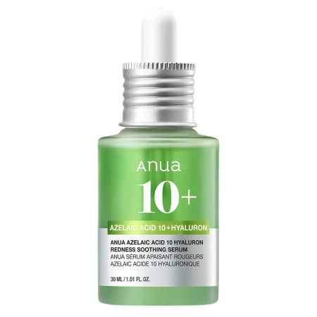 Anua - Azelaic Acid 10 Hyaluron Redness Soothing Serum - Сироватка з азелаїновою та гіалуроновою кислотами - 30ml