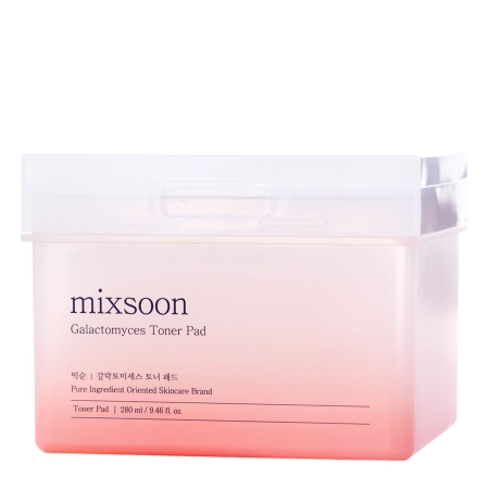Mixsoon - Galactomyces Toner Pad - Освітлювальні педи для обличчя з ферментами - 60шт.