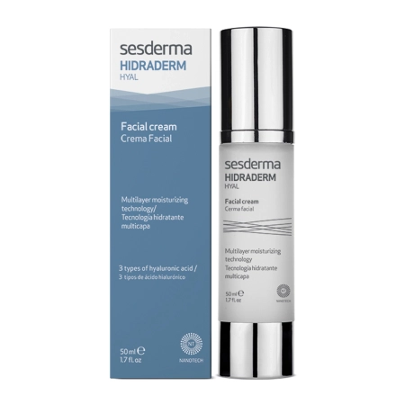 sesderma - Hidraderm Hyal Moisturizing Facial Cream - Легкий увлажняющий крем для лица - 50ml