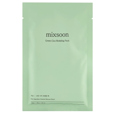 Mixsoon - Green Cica Modeling Pack - Успокаивающая альгинатная маска с центеллой азиатской - 5шт. (30g)