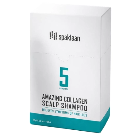 Spaklean - Amazing Collagen Scalp Shampoo - Шампунь для волосся з колагеном - 10x10ml