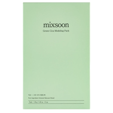 Mixsoon - Green Cica Modeling Pack - Успокаивающая альгинатная маска с центеллой азиатской - 5шт. (30g)