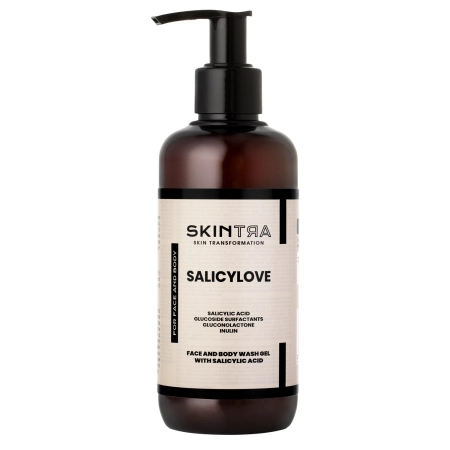 SkinTra - Salicylove - Гель із саліциловою кислотою для вмивання обличчя та тіла - 250ml