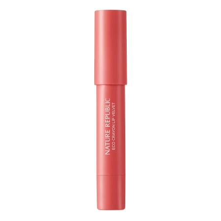 Nature Republic - By Flower Eco Crayon Lip Velvet - Помада для губ в форме карандаша - 02 Pink Breeze - 2,8g
