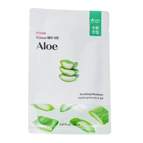 Etude House - Маска з екстрактом алое віра - 0.2mm Therapy Air Mask - Aloe - 20ml