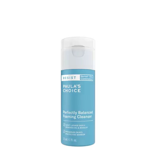 Paula's Choice - Resist - Perfectly Balanced Foaming Cleanser - Мягкий гель для умывания лица - 30ml