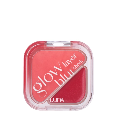 LUNA - Glow Layer Blur Cheek - Дуэт румян - 10 Cherry Compote - 8,5g