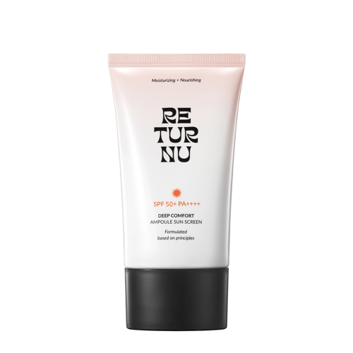Returnu - Deep Comfort Ampoule Sunscreen SPF 50+ PA++++ - Солнцезащитный крем для лица - 50ml
