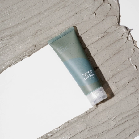 Isntree - Real Mugwort Calming Clay Mask - Успокаивающая глиняная маска с экстрактом полыни - 100ml