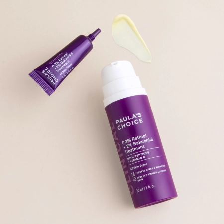 Paula's Choice - Clinical - 0.3% Retinol + 2% Bakuchiol Treatment - Сыворотка для лица с ретинолом 0.3% и бакучиолом 2% - 5ml