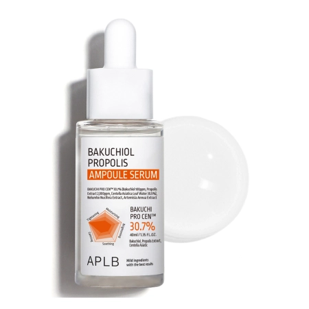 APLB - Bakuchiol Propolis Ampoule Serum - Зміцнювальна сироватка для обличчя - 40ml