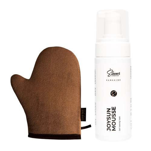 Elever Cosmetics - Пінка для автозасмаги і Рукавиця - 100ml